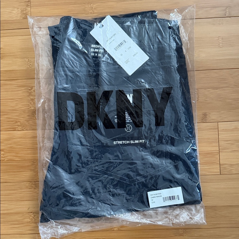 DKNY Men's Navy Slim Fit Jeans